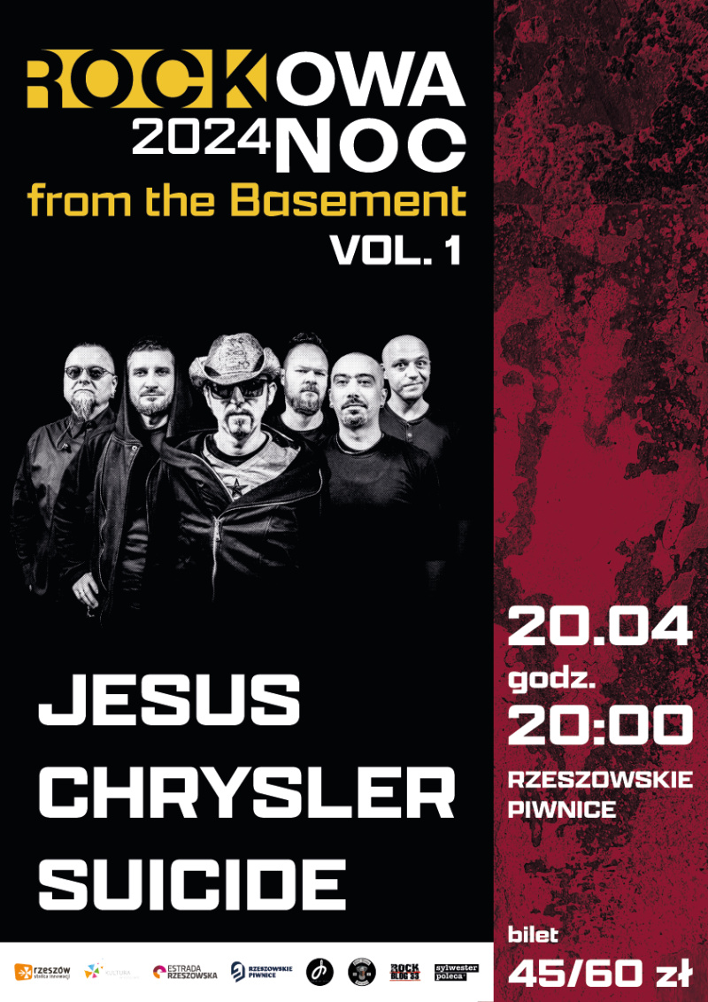 Rockowa Noc from the Basement vol. 1 | JESUS CHRYSLER SUICIDE 30-lecie płyty &quot;Romp&quot;