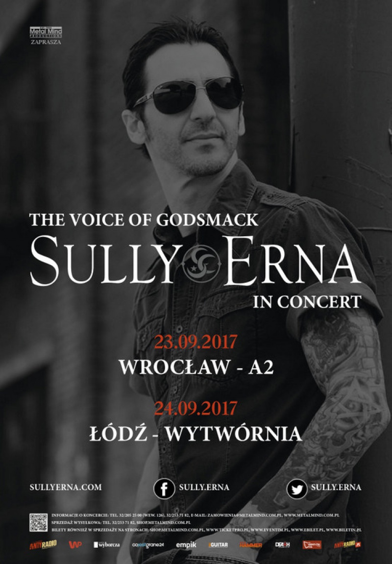 Sully Erna z Godsmack - bilety już w sprzedaży