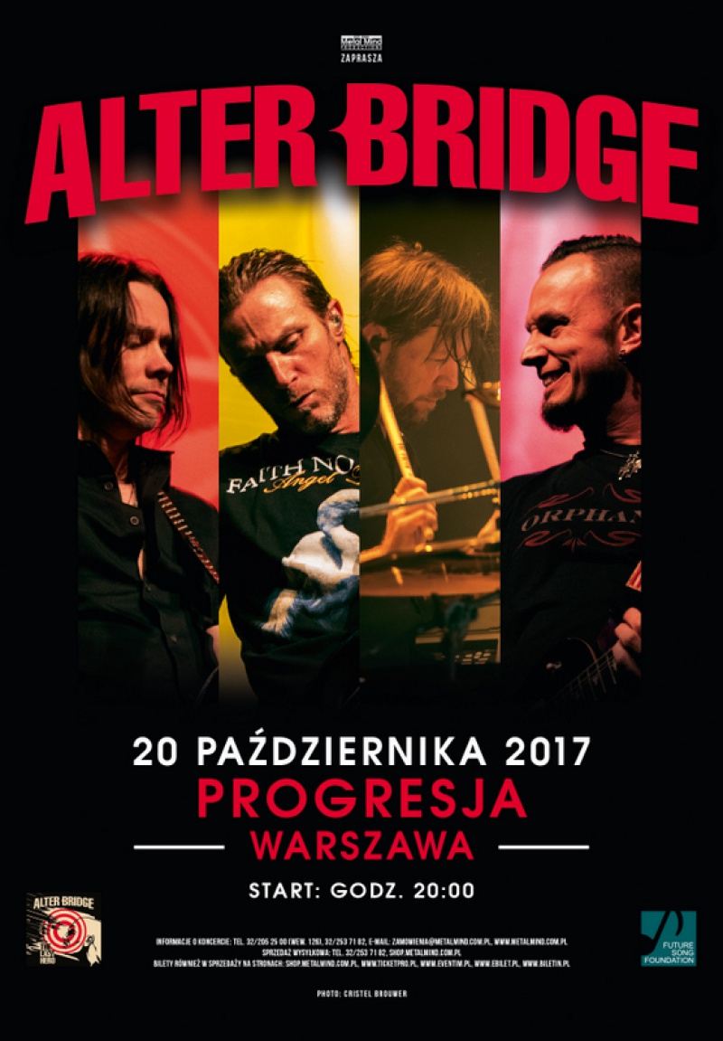 Alter Bridge w Polsce!