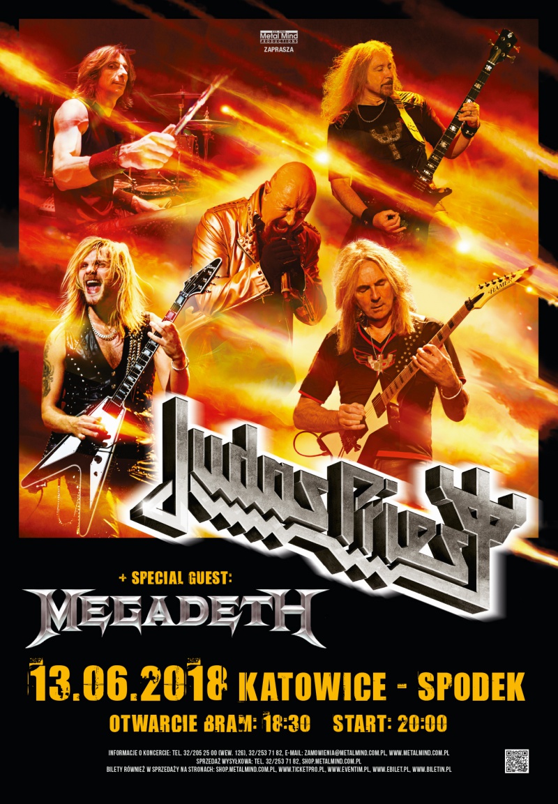 Judas Priest i Megadeth - bilety już w sprzedaży!