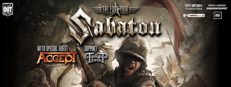 Sabaton i Accept w ERGO ARENIE!