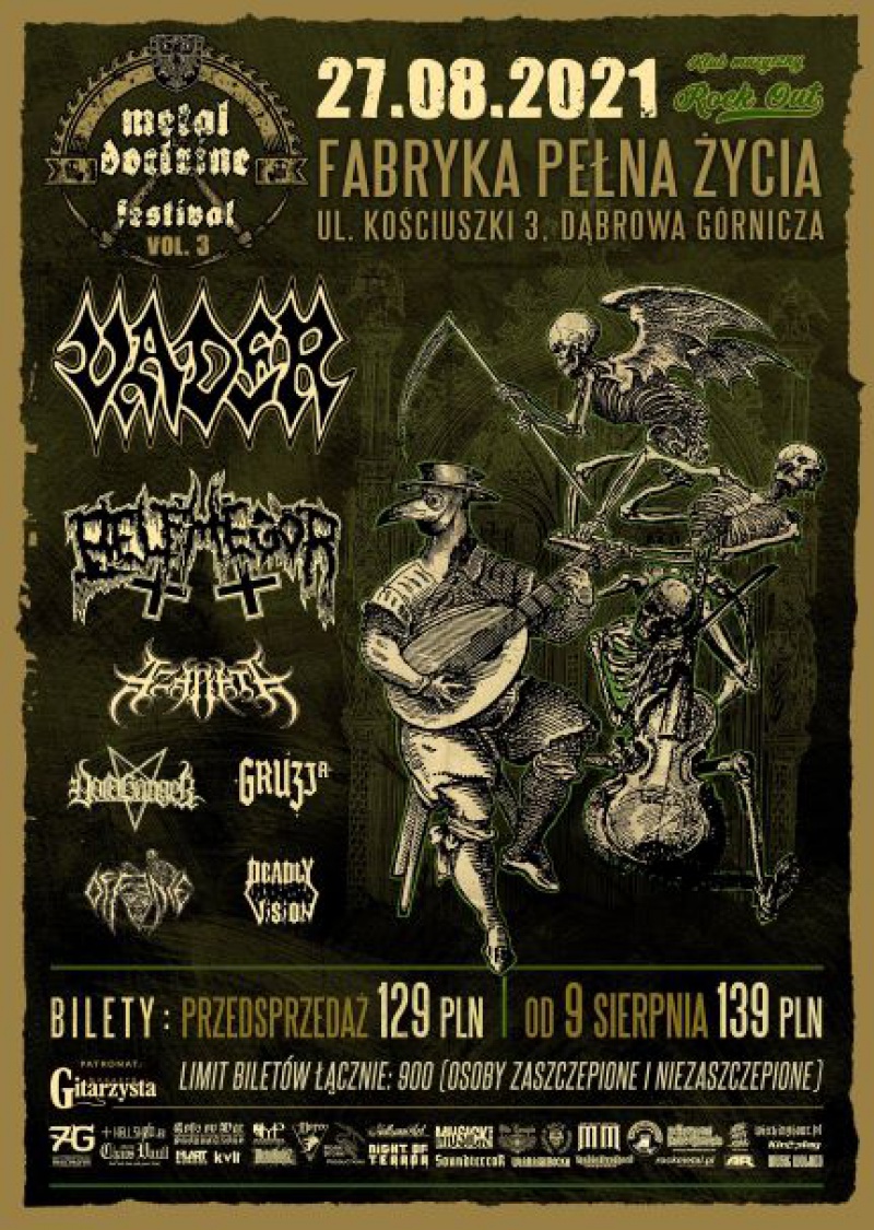 Metal Doctrine Festival 2021 Open Air - Vader, Belphegor, Azarath...etc.