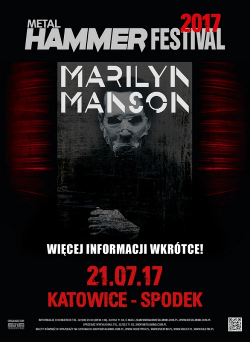 Metal Hammer Festival powraca! Marilyn Manson główną gwiazdą MHF 2017!