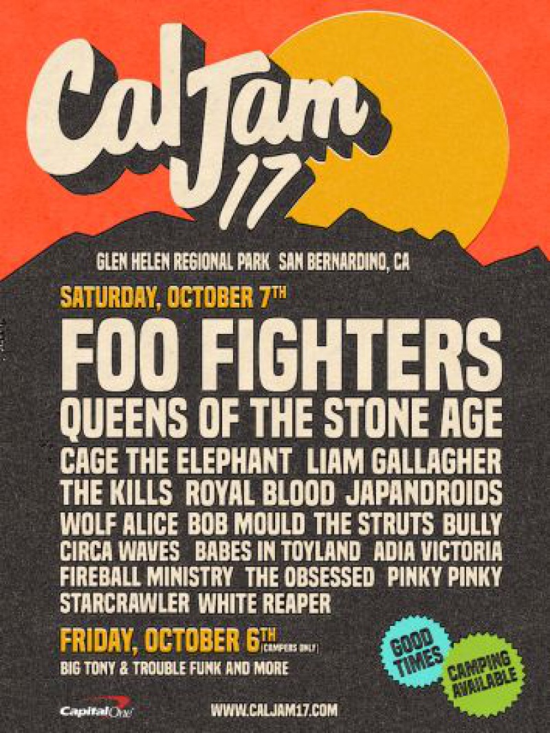 Bądź świadkiem historii: zobacz w Kalifornii pierwszą edycje festiwalu Foo Fighters - CAL JAM!