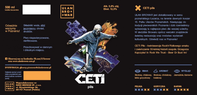 CETI Pils - premierze albumu &quot;Oczy Martwych Miast&quot; towarzyszyć będzie dedykowane piwo!