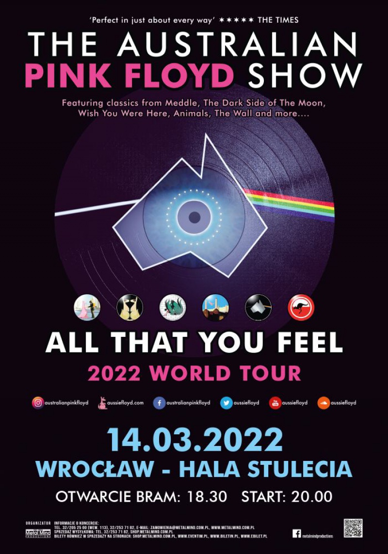 The Australian Pink Floyd Show - nowa data polskiego koncertu!
