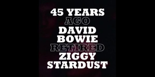 45 lat od pożegnania Ziggy'ego Stardusta