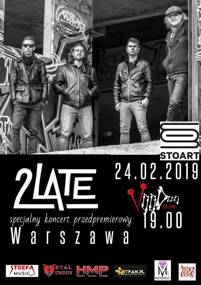 2LATE w Warszawie otwiera trasę promującą nowy materiał