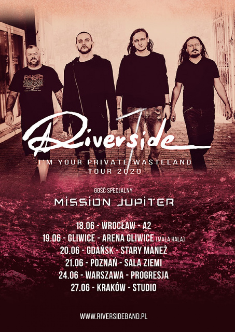 RIVERSIDE zmienia daty koncertów w Polsce!