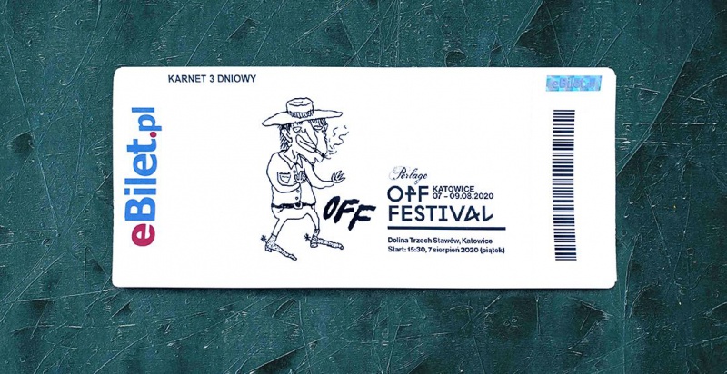 OFF Festival Katowice 2020 Bilety kolekcjonerskie od Maca DeMarco