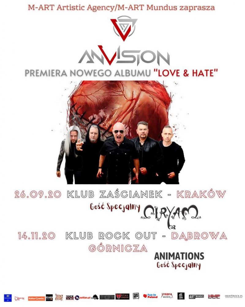 AnVision promują nową płytę &quot;Love &amp; Hate&quot; koncertowo