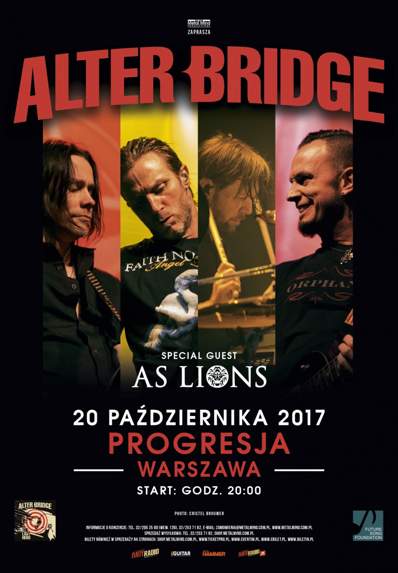 Alter Bridge - znamy gościa specjalnego!