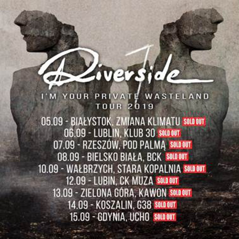 Riverside - wrześniowa trasa po Polsce w całości wyprzedana!