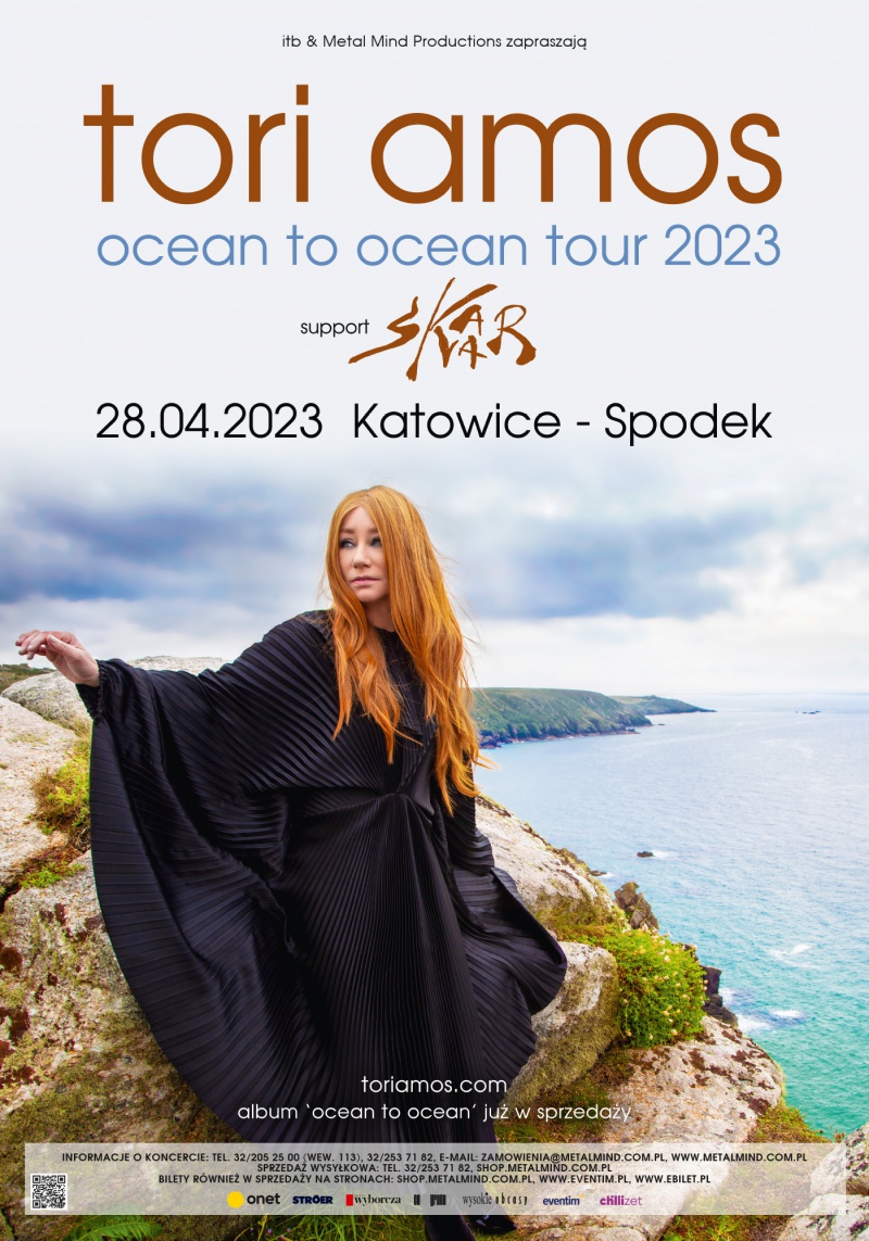 TORI AMOS - nowy support na trasie!