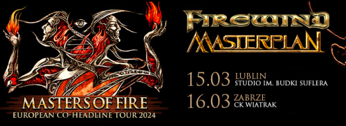 Koncerty FIREWIND i MASTERPLAN już za miesiąc!