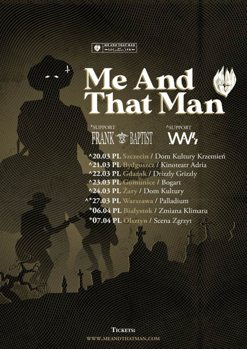 Me And That Man – Polska trasa i premiera teledysku