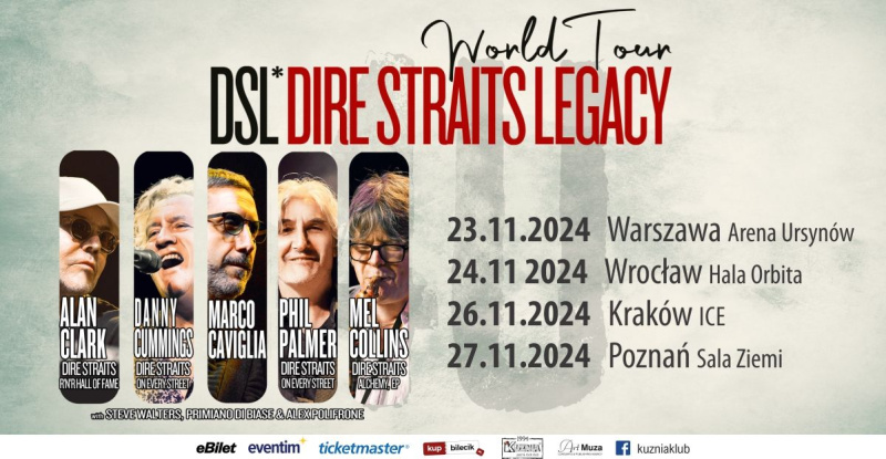 Koncerty Dire Straits Legacy już w tym tygodniu!