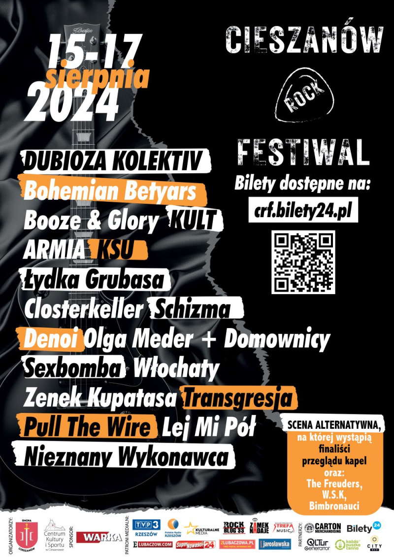 Nasz patronat: Cieszanów Rock Festiwal 2024 !