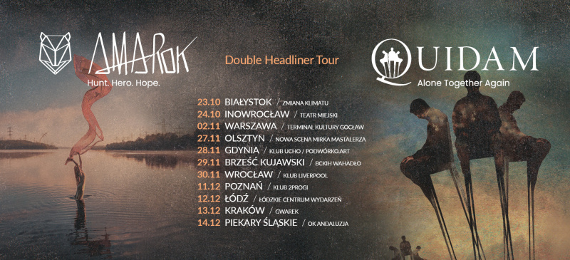 AMAROK i QUIDAM na jednej scenie! - DOUBLE HEADLINER TOUR 2025