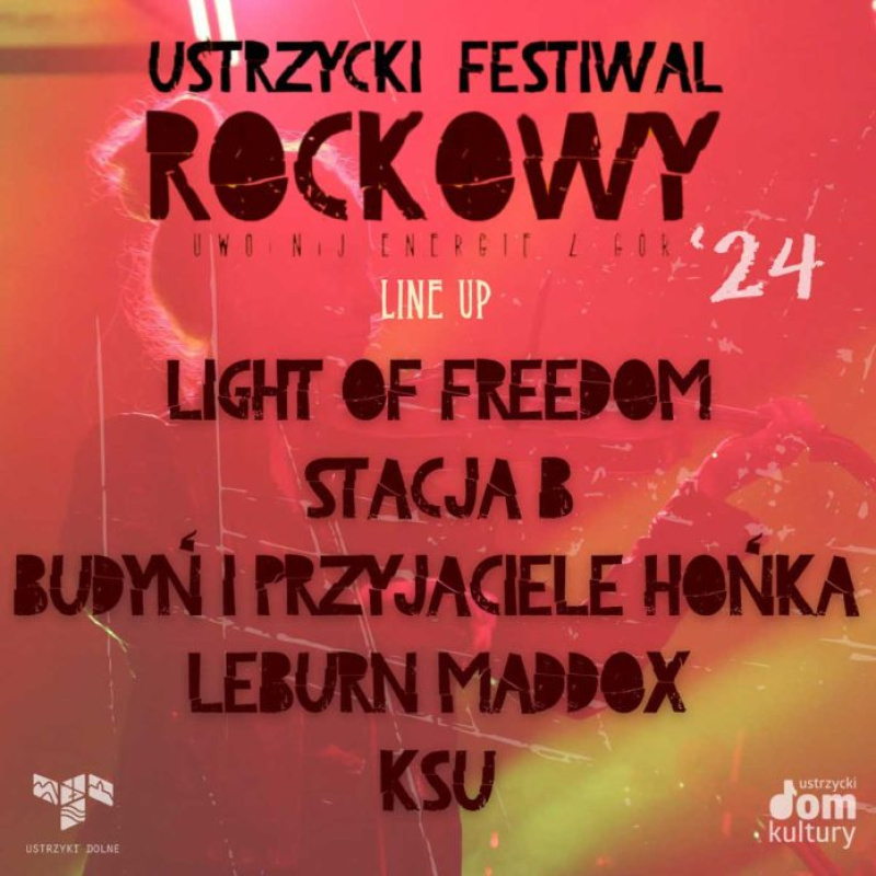 Ustrzycki Festiwal Rockowy startuje już 10 sierpnia !!!