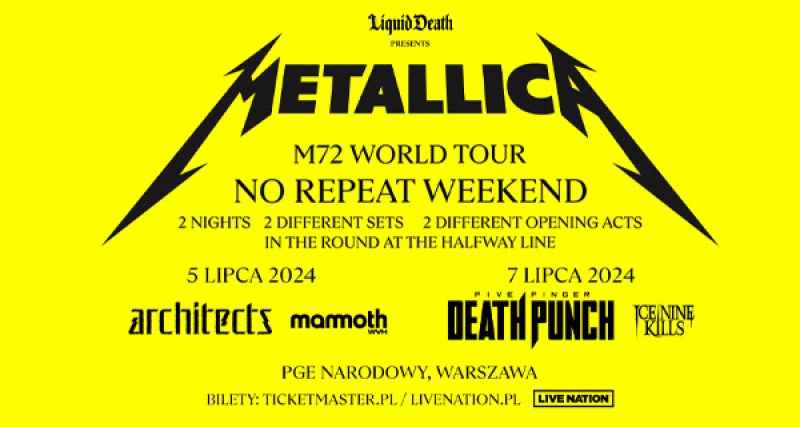 Metallica - PGE Narodowy