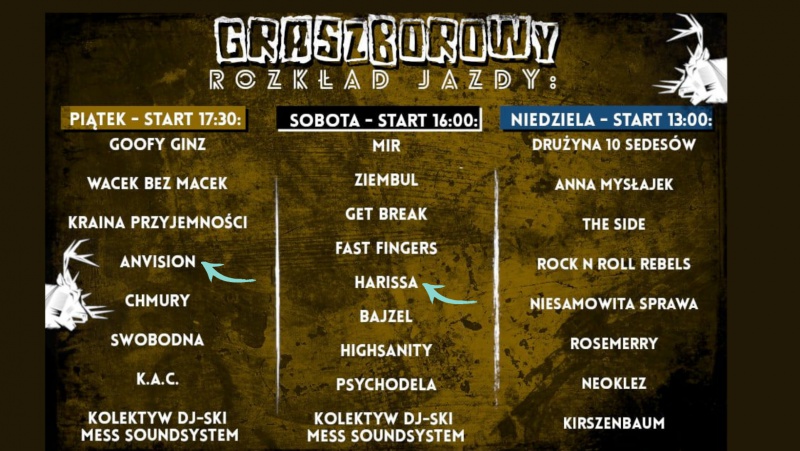 AnVision i Harissa na Grasz Bór Festiwal 2021.