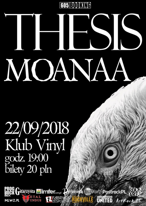Thesis i Moanaa zagrają w rzeszowskim Vinylu !