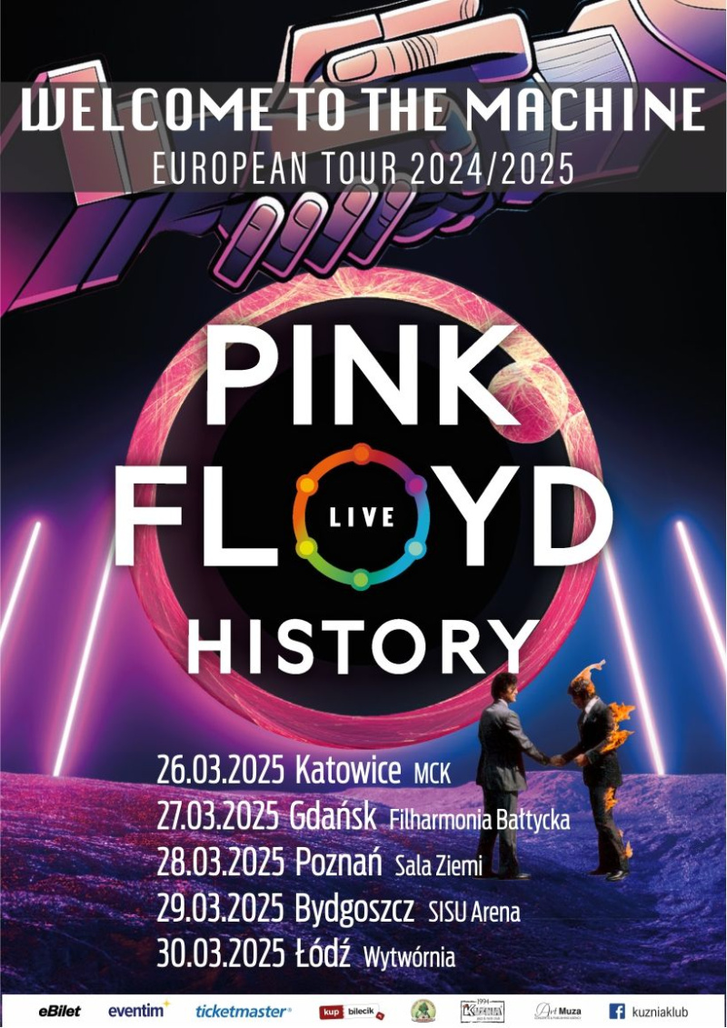 PINK FLOYD HISTORY - Welcome To The Machine Tour 2025 na pięciu koncertach w Polsce