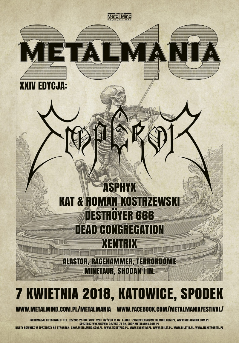 Metalmania 2018 - nowe zespoły, nowy gość specjalny i nowa grafika!