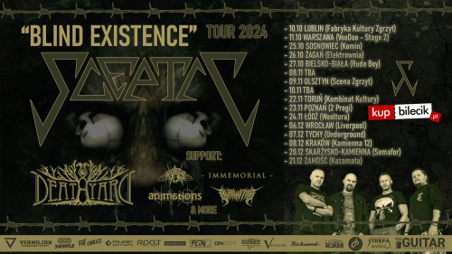 Blind Existence Tour 2024 – Sceptic i Deathyard na wspólnej trasie koncertowej!
