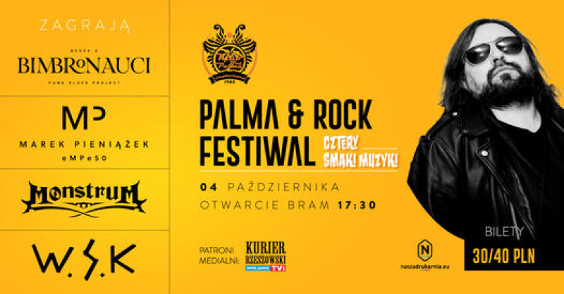 Rzeszów: Palma &amp; Rock Festiwal startuje 4 października !